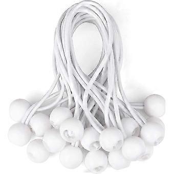 20 stk. presenningsstrammere, ball, strikk, elastisk gummistrammer for banner, presenning, paviljong, telt