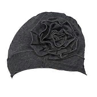 Chemo-Kopfbedeckung für Frauen mit Haarausfall Elastische Chemotherapie-Hüte mit Blume Multifunktionale atmungsaktive Mütze für Schlafaktivitäten im Freien