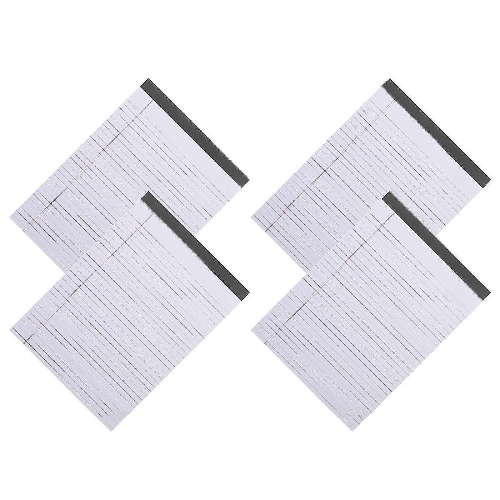 Smooth Writing Tearable Lined Notepad for School 4Pcs Set