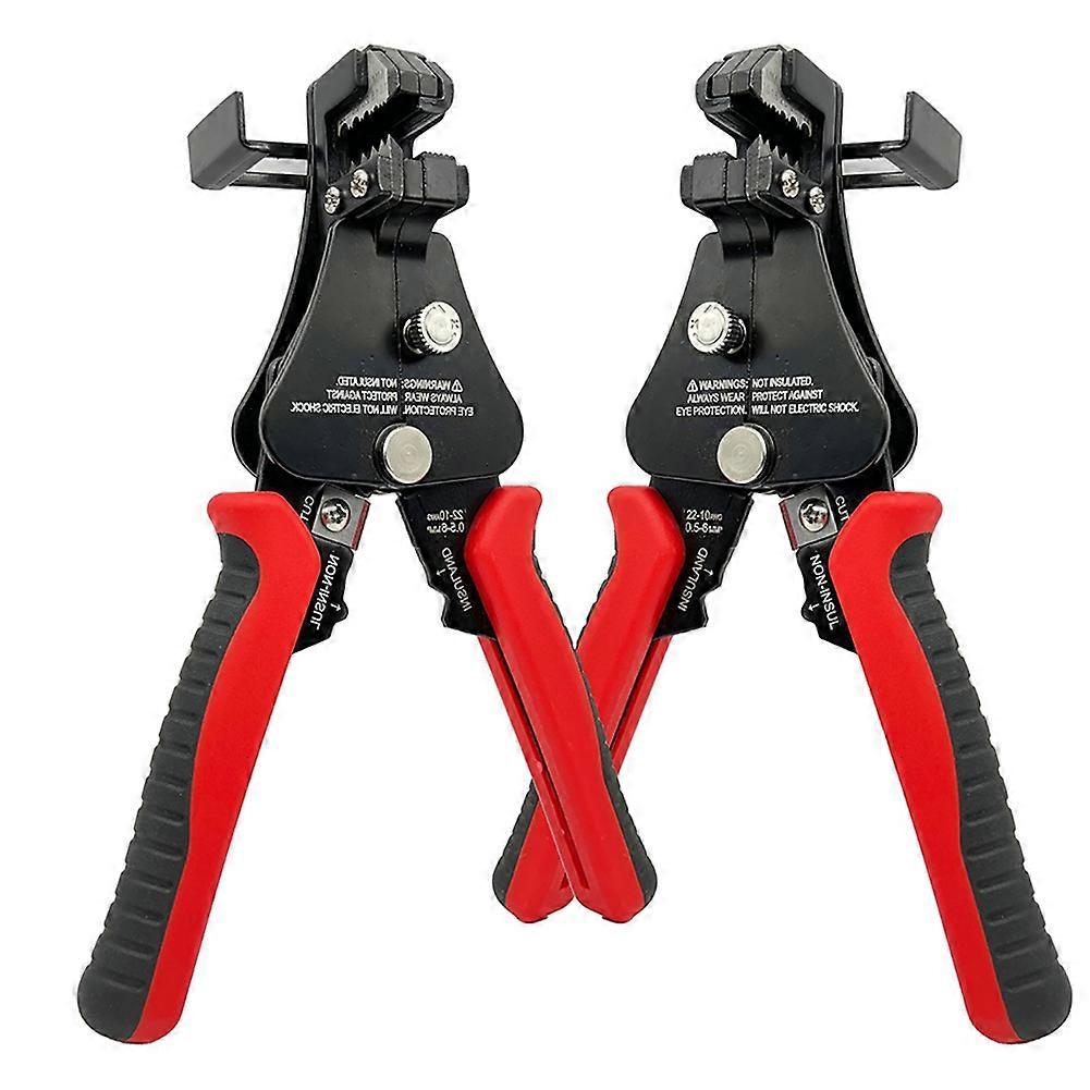 Multi-Function Wire Stripper & Crimper, Automatic Self-Adjusting Cable Cutter for Electrical Coaxial Wire