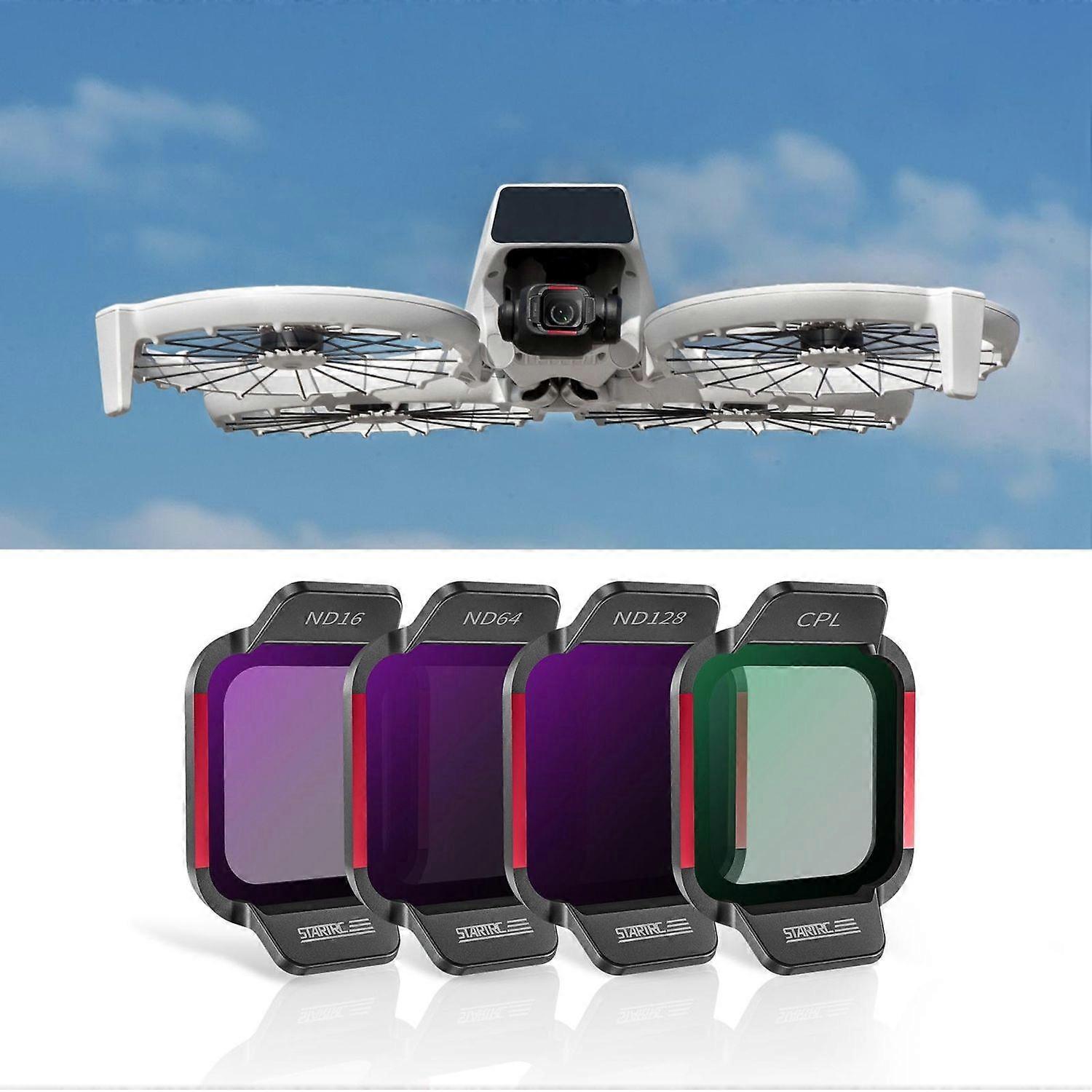 For DJI Flip STARTRC 4 in 1 Lens Filter Set ND16 ND64 ND128 CPL Accessories