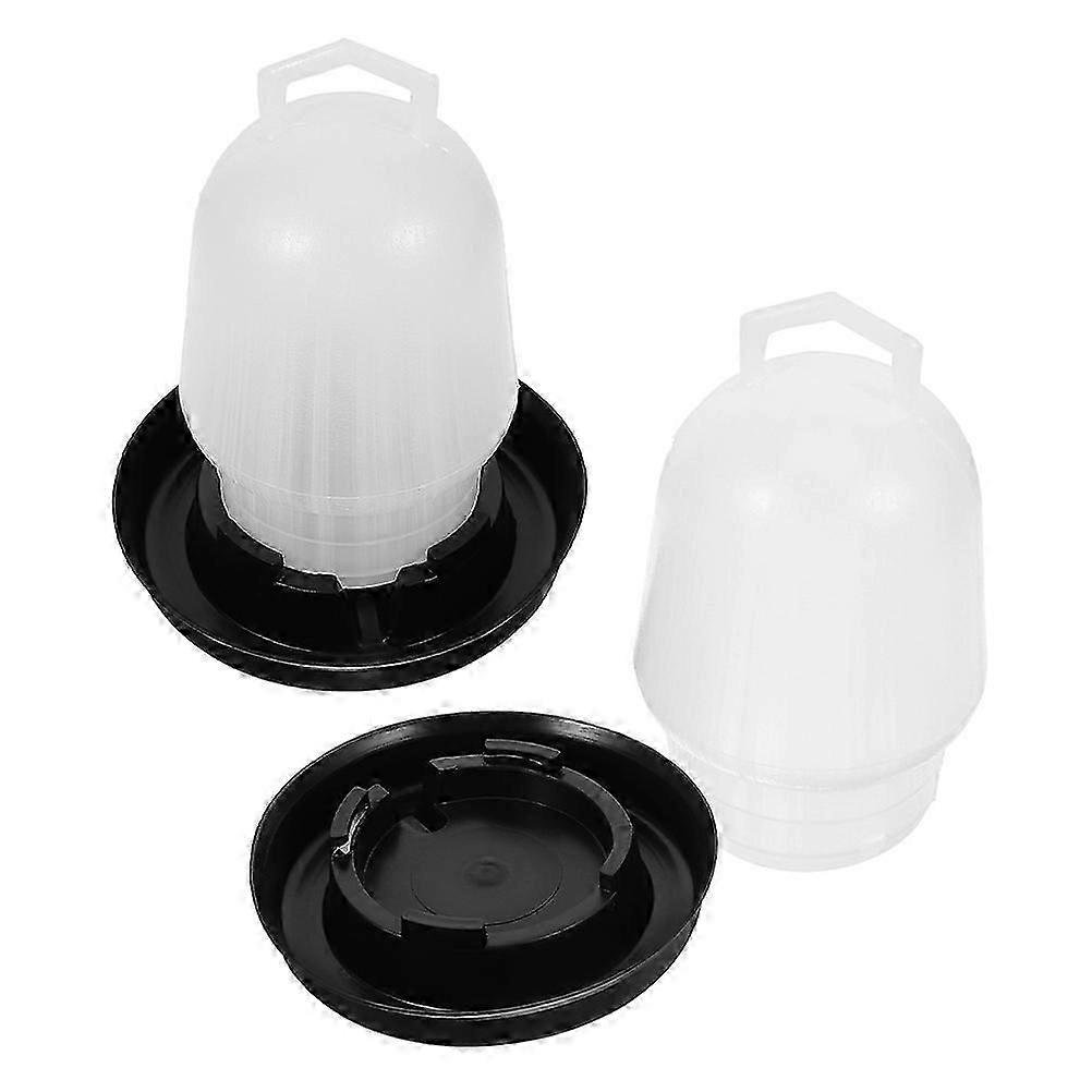 Automatic Chicken Water Container | Plastic | For Poultry | 2Pcs