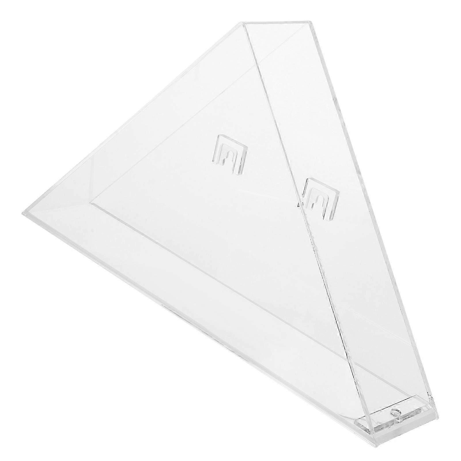 Flag Storage Organizer Transparent Acrylic Wall-Mounted Case 1Set