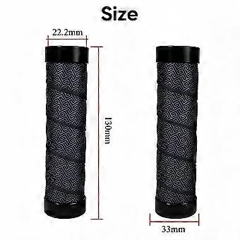Mountain Bike Grips Non-Slip Bicycle Grips Mtb Cuffs Double Lock Rings Comfortable Bicycle Grip Bicycle Parts