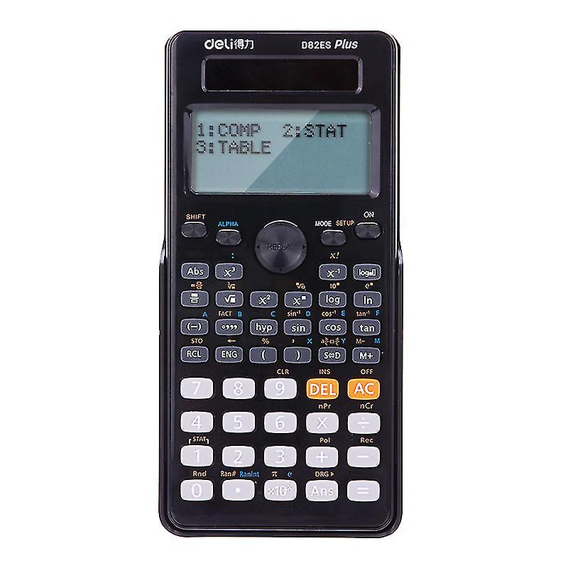 Pxcl Student Math Function Solar Calculator, Black, 170*77*18mm