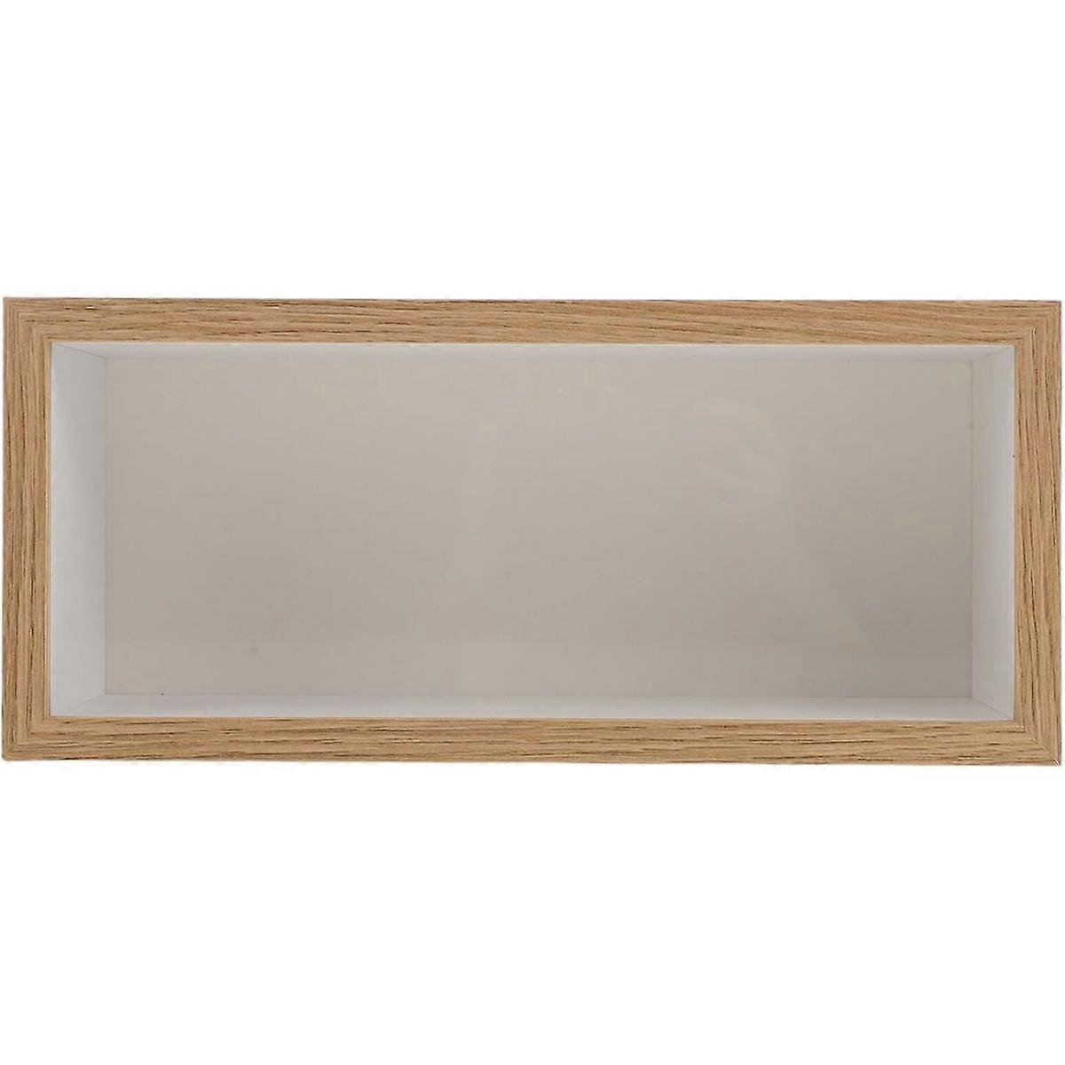 Box Frame and Fillable Shells Rectangular with Removable Acrylic Front for Crafts