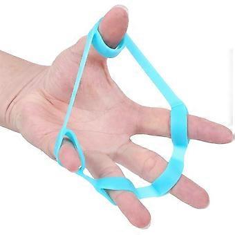 Finger Trainer Fingers Hand Training Wrist Forearm Strengthener Trapezoid Belt for Grip Resistance Bands Orange Replacement Belts