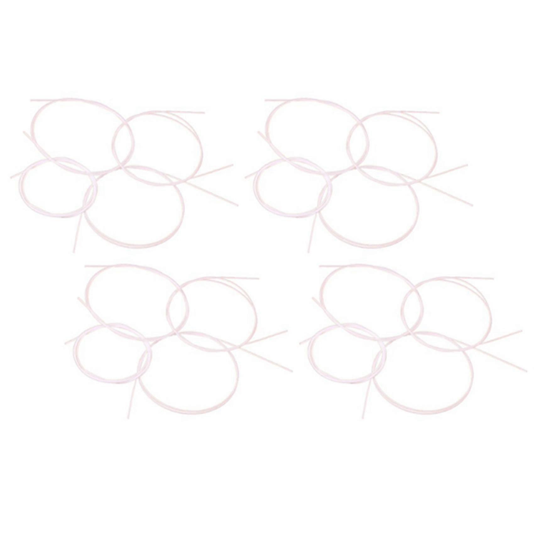 16Pcs White Nylon Ukulele String Set