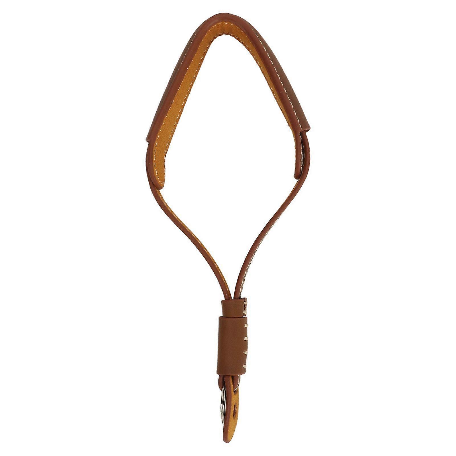 Camera Wrist Strap Adjustable Hand Strap PU Secure Grip ComCompatible Withtable Camera Accessory Compatible With DSLR Mirrorless Camera Photo Brown