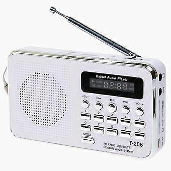 multimediamusiikki kaiutin valkoinen retkeily vaellus kannettava ulkoradio