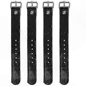 Correias ajustáveis ​​para cesta dianteira de bicicleta, 2 pares de correias para cesta de bicicleta