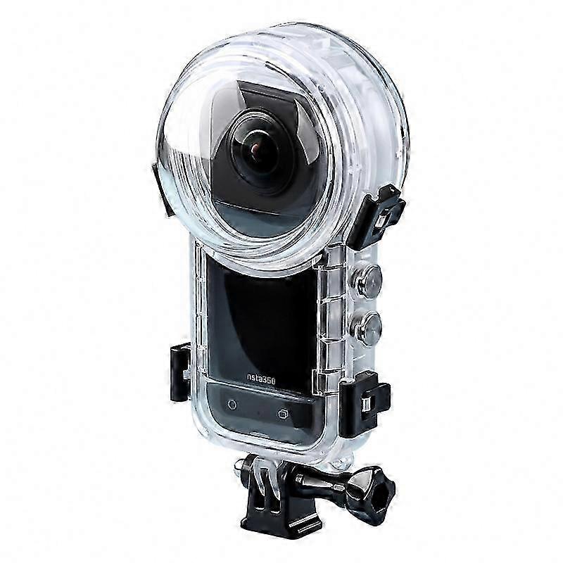 50m Waterproof Sealed Diving Case Compatible with Insta360 X3 Camera (Transparent)