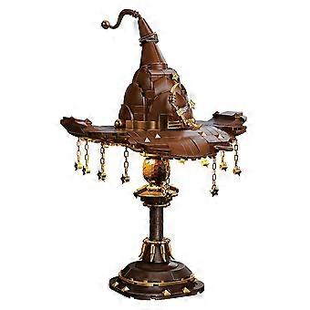Magic Hat Building Set, 698 PCS Wizard Hat Desk Building Blocks Kit Inventive Collectible Display Model, Halloween Decor