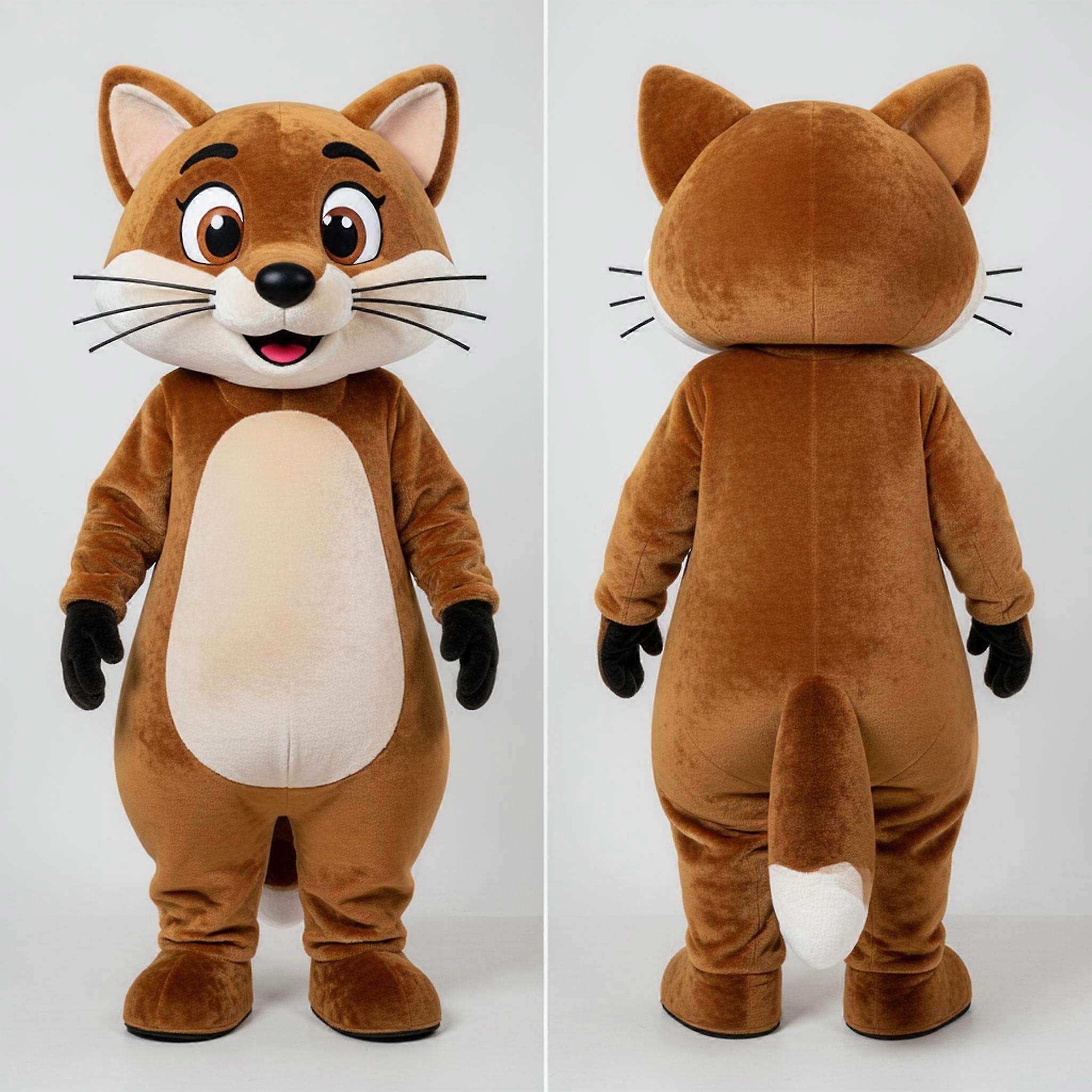 MASTICOT Olive Green Velvety Marten Mascot