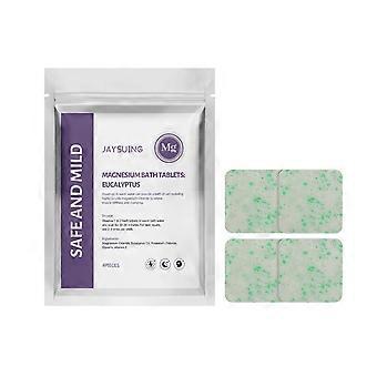 Jaysuing Eucalyptus Essentiële Olie Magnesium Badtabletten - Milde Lichaamsreiniger, Voedt en Hydrateert de Huid, Badtabletten voor het hele Lichaam