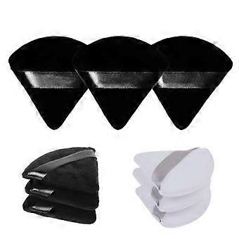 Washable 6 makeup sponges triangular Powder puff White.B2