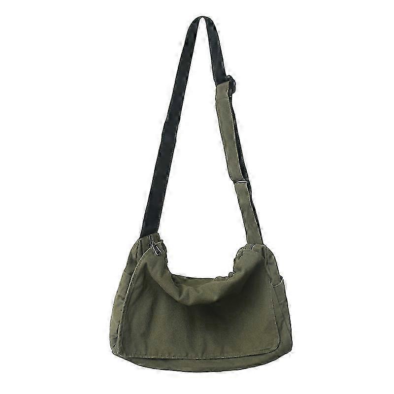 Adjustable Canvas Crossbody Bag