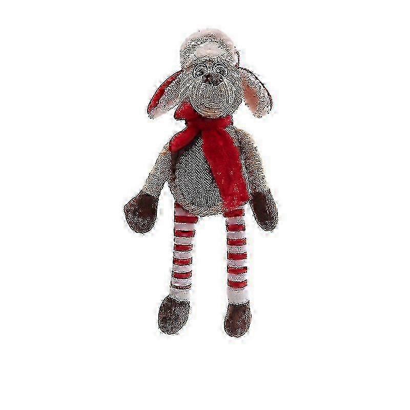 Crinkle Squeaky Plush Reindeer Toy
