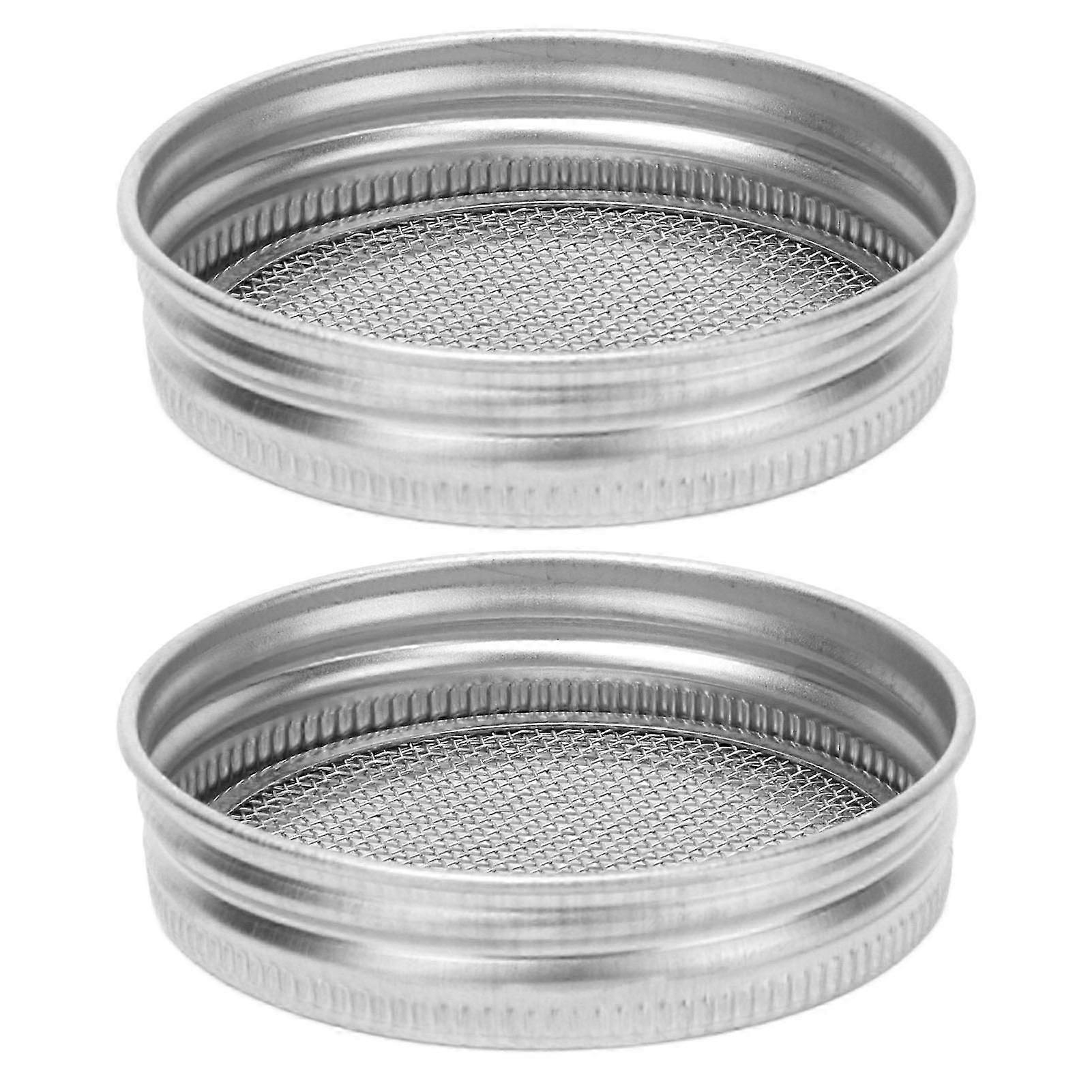 2Pcs Seed Sprouting Jar Lids for Regular Mouth Jars