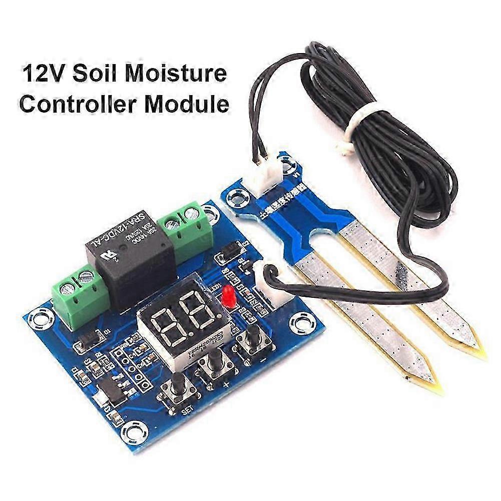 Digital Soil Humidity Sensor Controller 12V Digital Soil Humidity Sensor Controller Irrigation Automatic Water