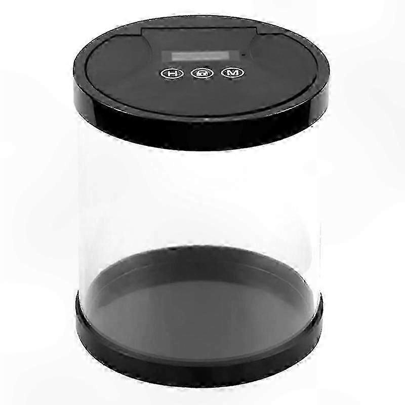 Black Digital Time Lock Box with Timer Function