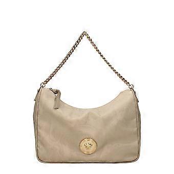 Versace Beige Fabric Handbag
