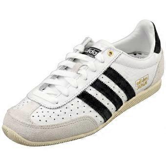 adidas Japan Womens Casual Trainers in White Black
