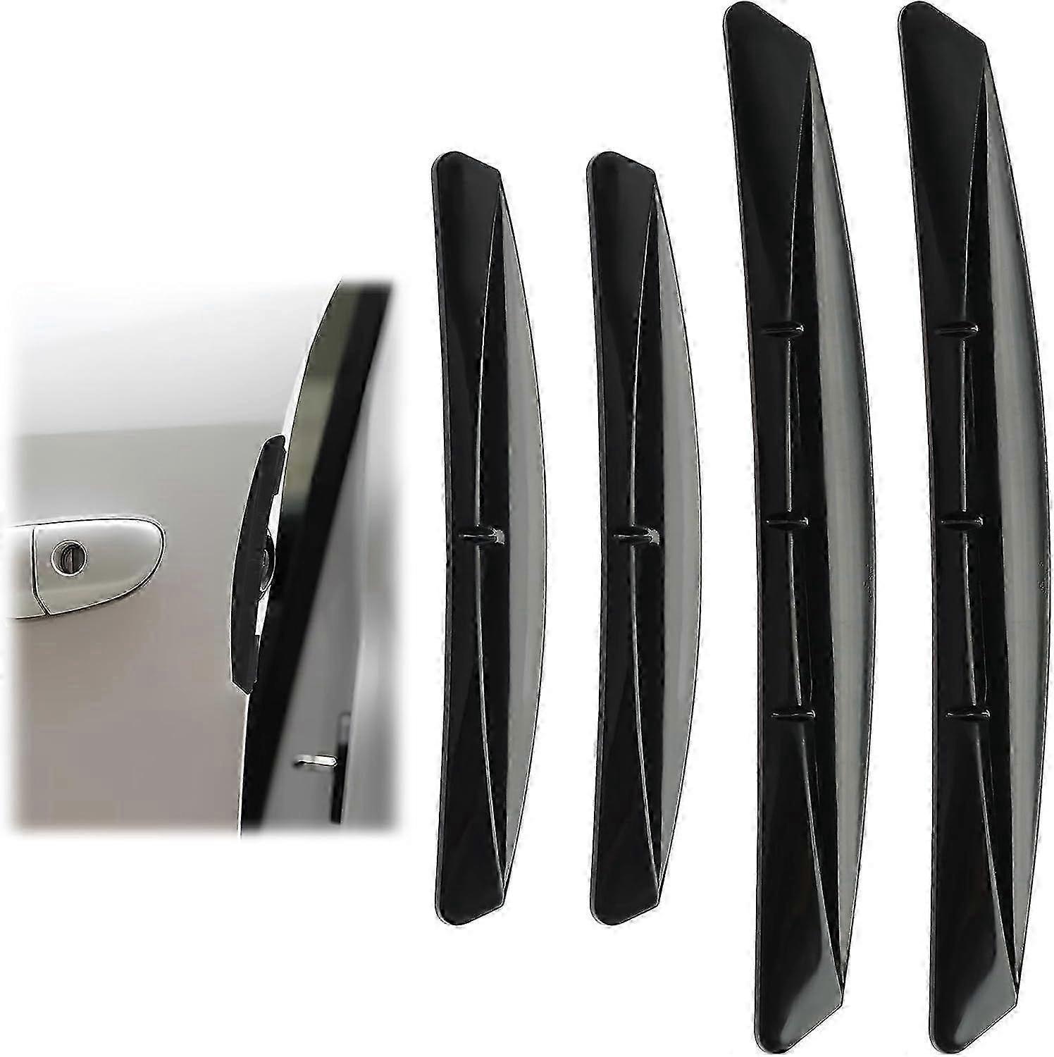 Black PVC Door Edge Protection Set
