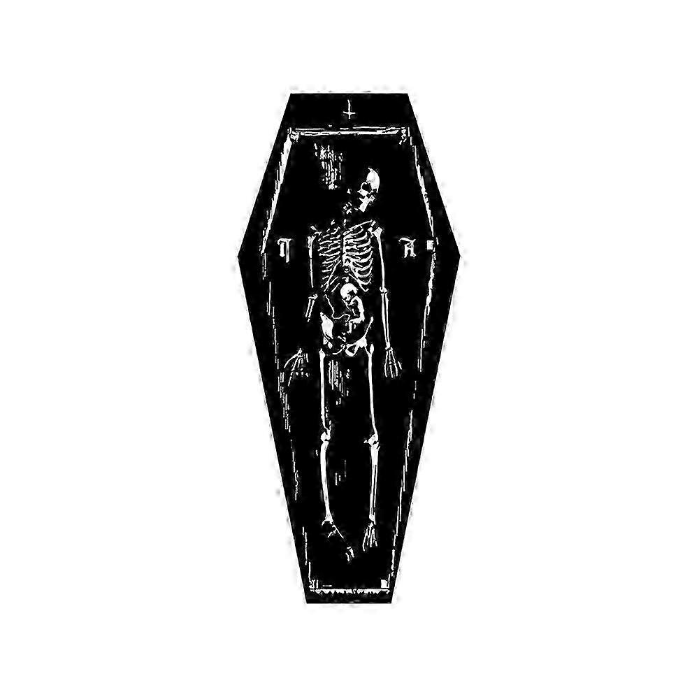 Coffin Skull Doormat Weatherproof Non-Slip