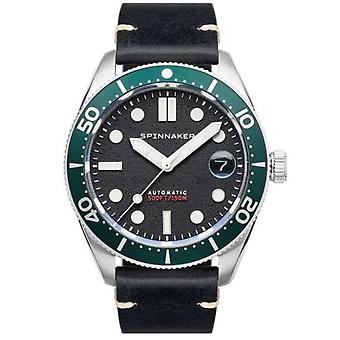 Spinnaker croft japansk automatisk analog menns klokke med cowskin armbånd SP-5100-02