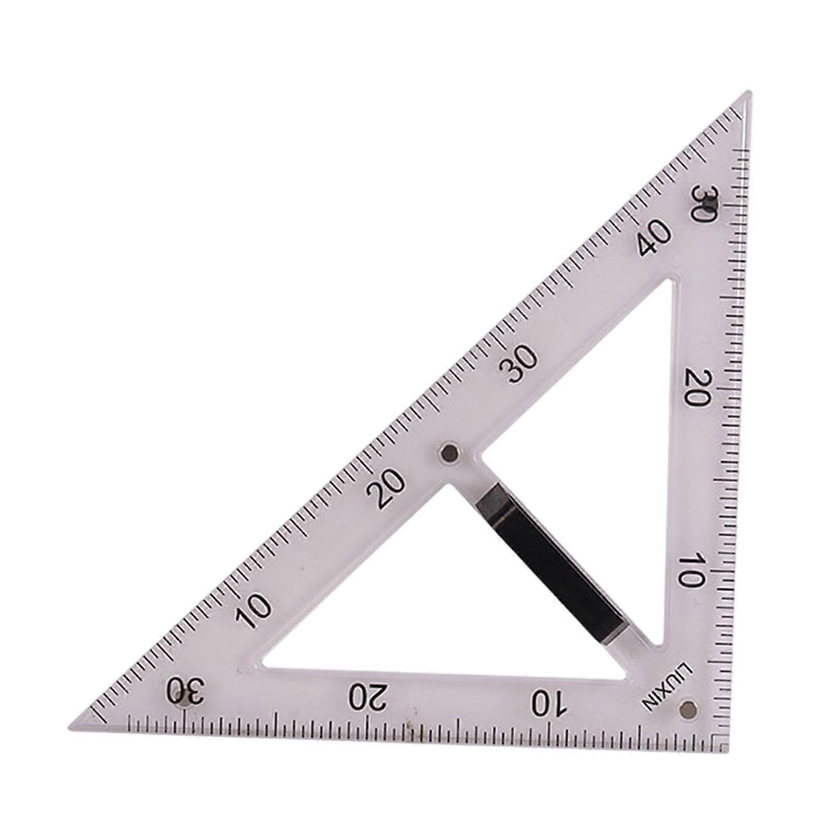 Large-Scale 45° Triangle Drawing Ruler