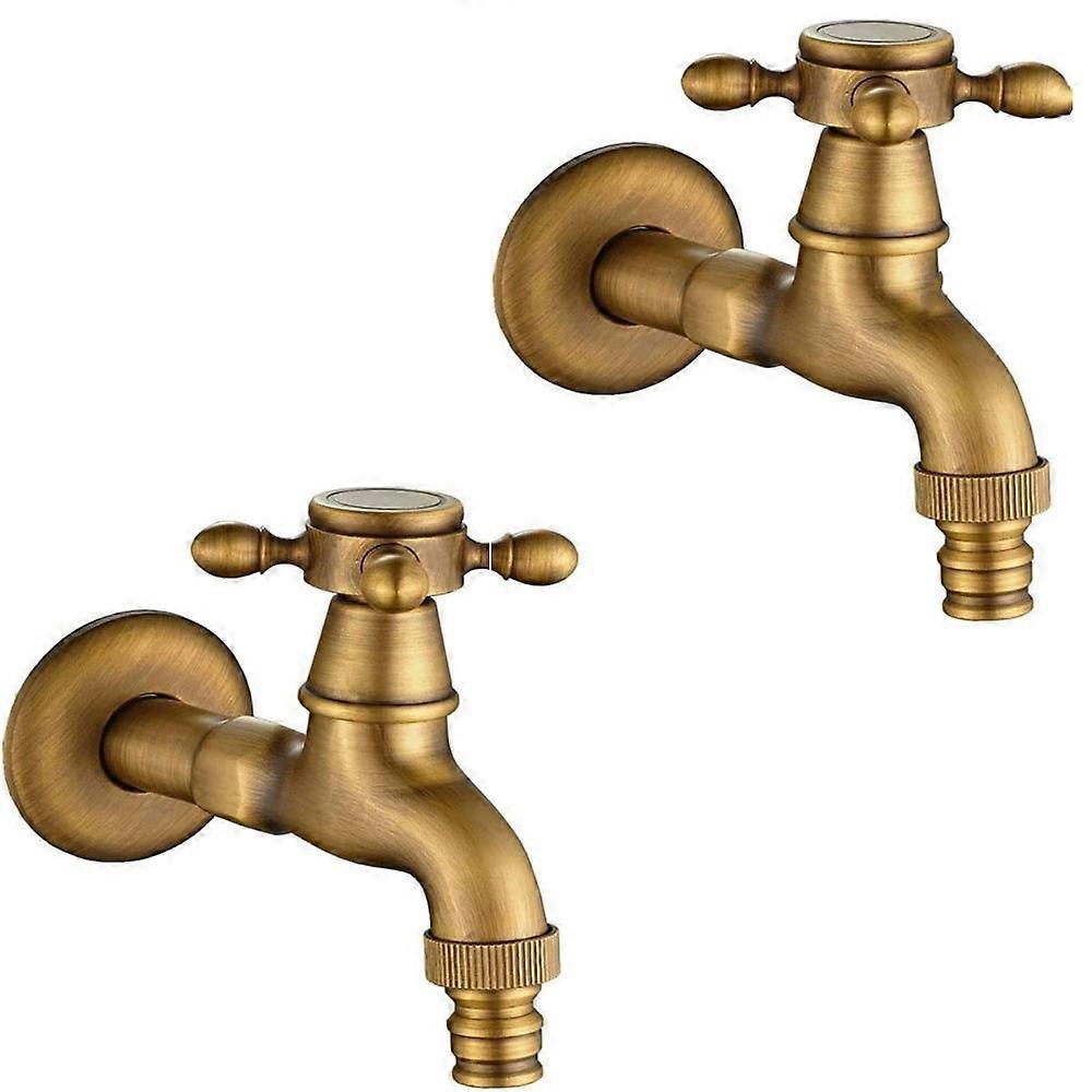 Vintage Bronze Wall-Mount Sink Tap