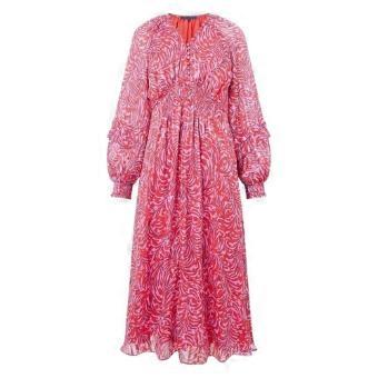 French Connection Womens/Ladies V Neck Midi Dress