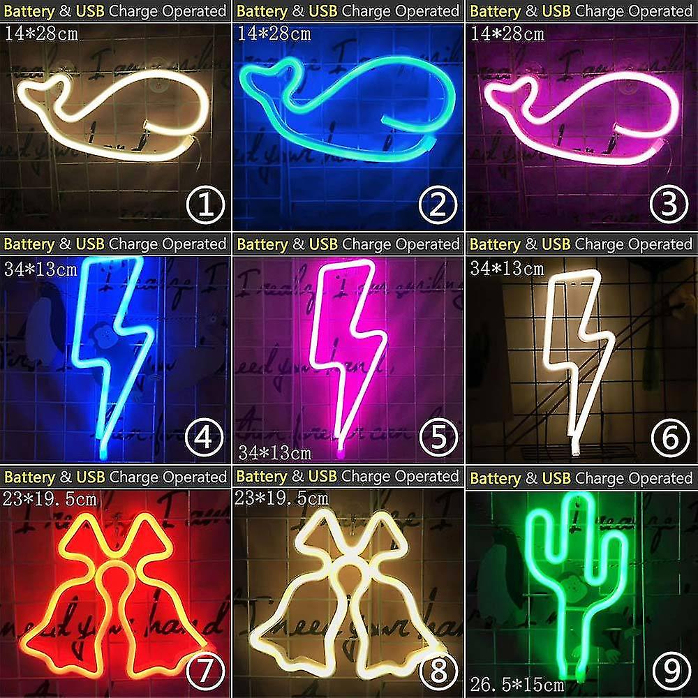 Led Neon Rainbow Wall Art Sign Light