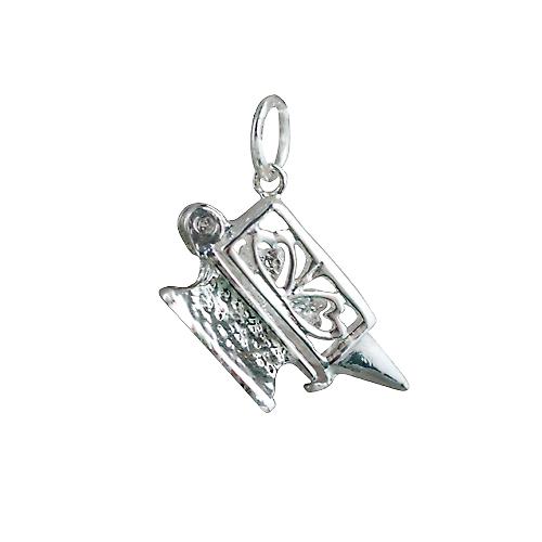 Silver 20x10mm moveable Lovers Anvil Pendant or Charm