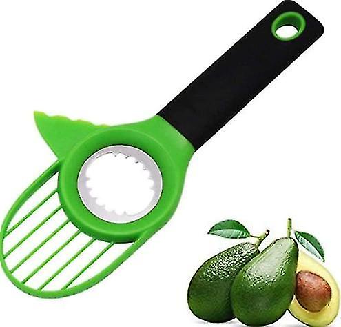 Avocado Splitter Cutter 3 In 1 Tool, Avocado Cutter Tool For Guacamole With Comfort-grip Handle, Multifunctional Avocado Seed Remover, F