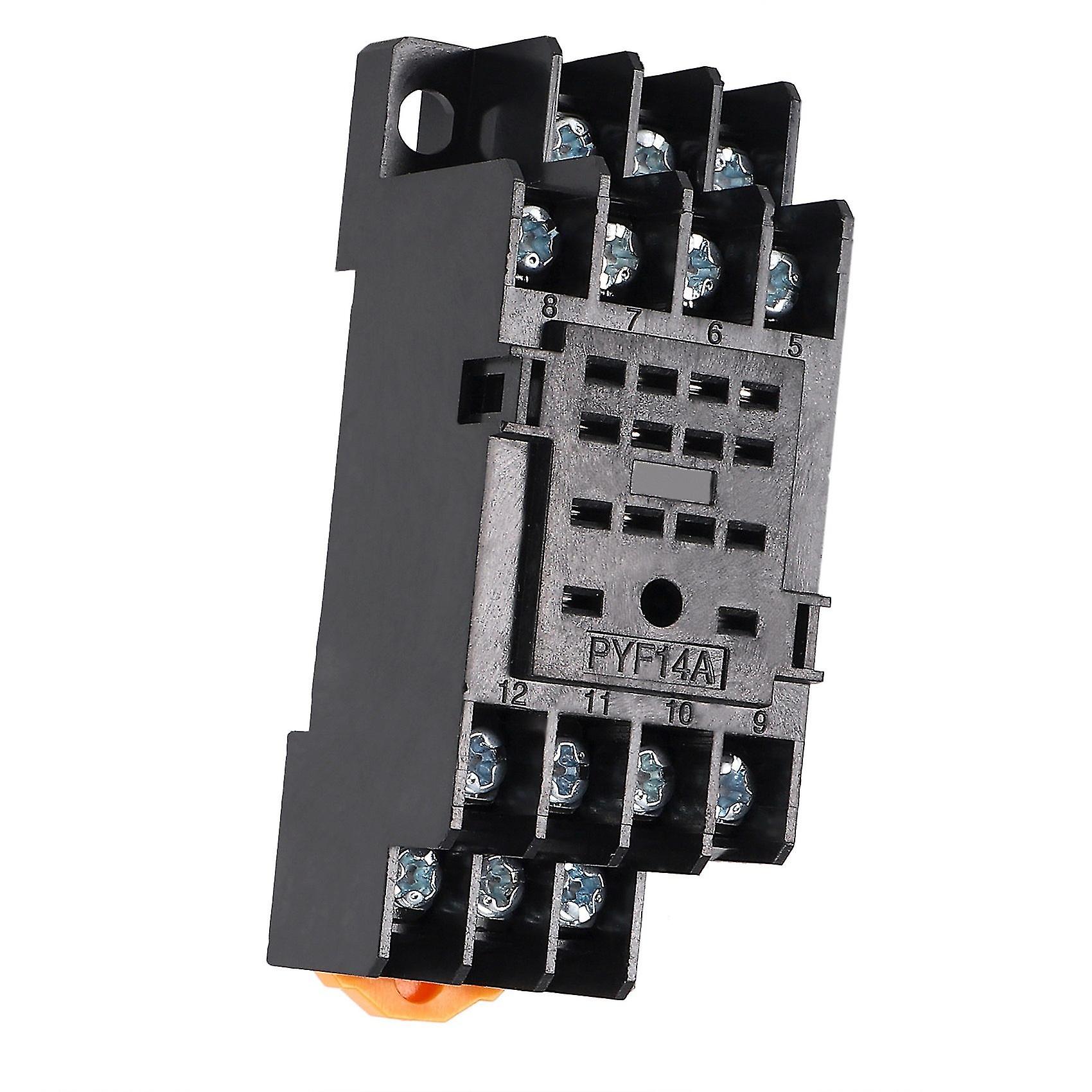Pyf14a Din Rail Relay Socket Base 14 Pin For 4nj Hh54p 4