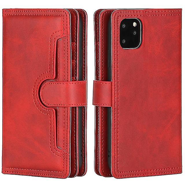 Phone Case For Apple Full Body Case Leather Wallet Card Iphone 14 Pro Max 14 Plus 13 12 11 Pro Max Mini X Xr Xs Wallet Card Holder Flip Solid Color Pu