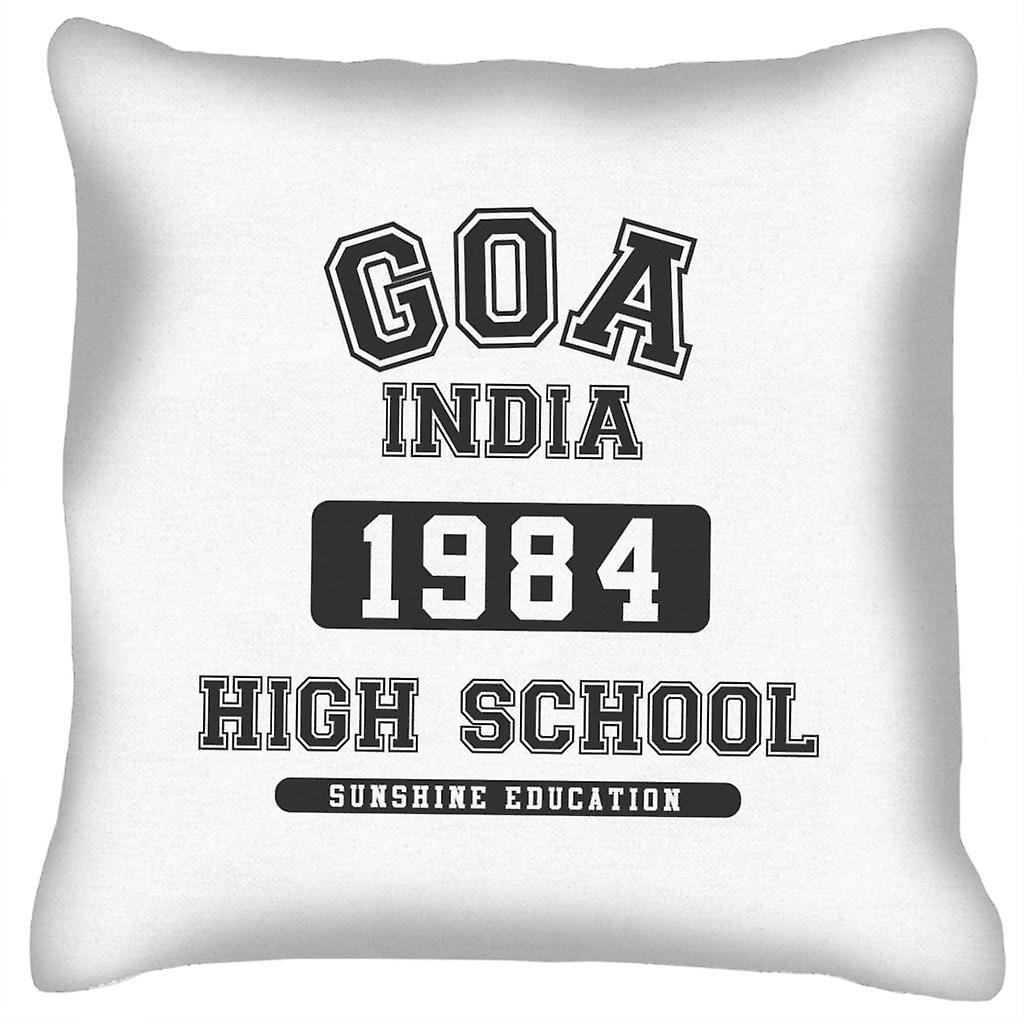 Goa India High School Cushion