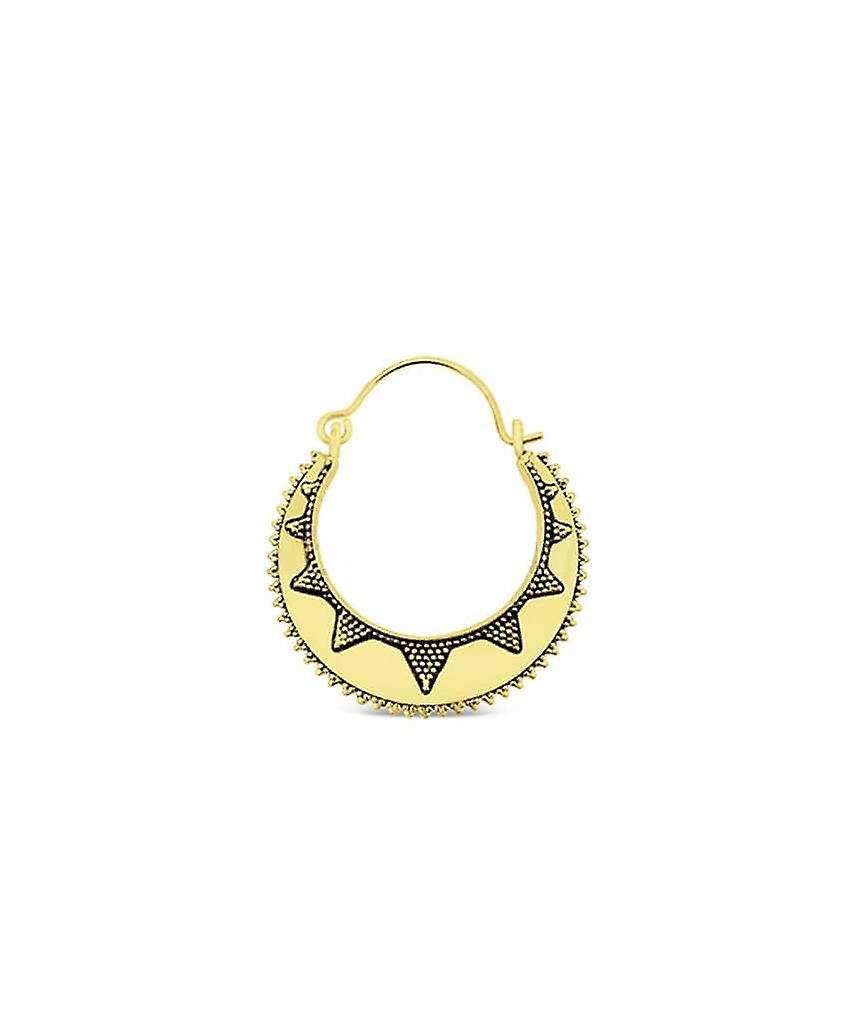 Semi Circular Sun Earrings