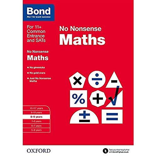Bond : Maths : No-Nonsense : 8-9 ans