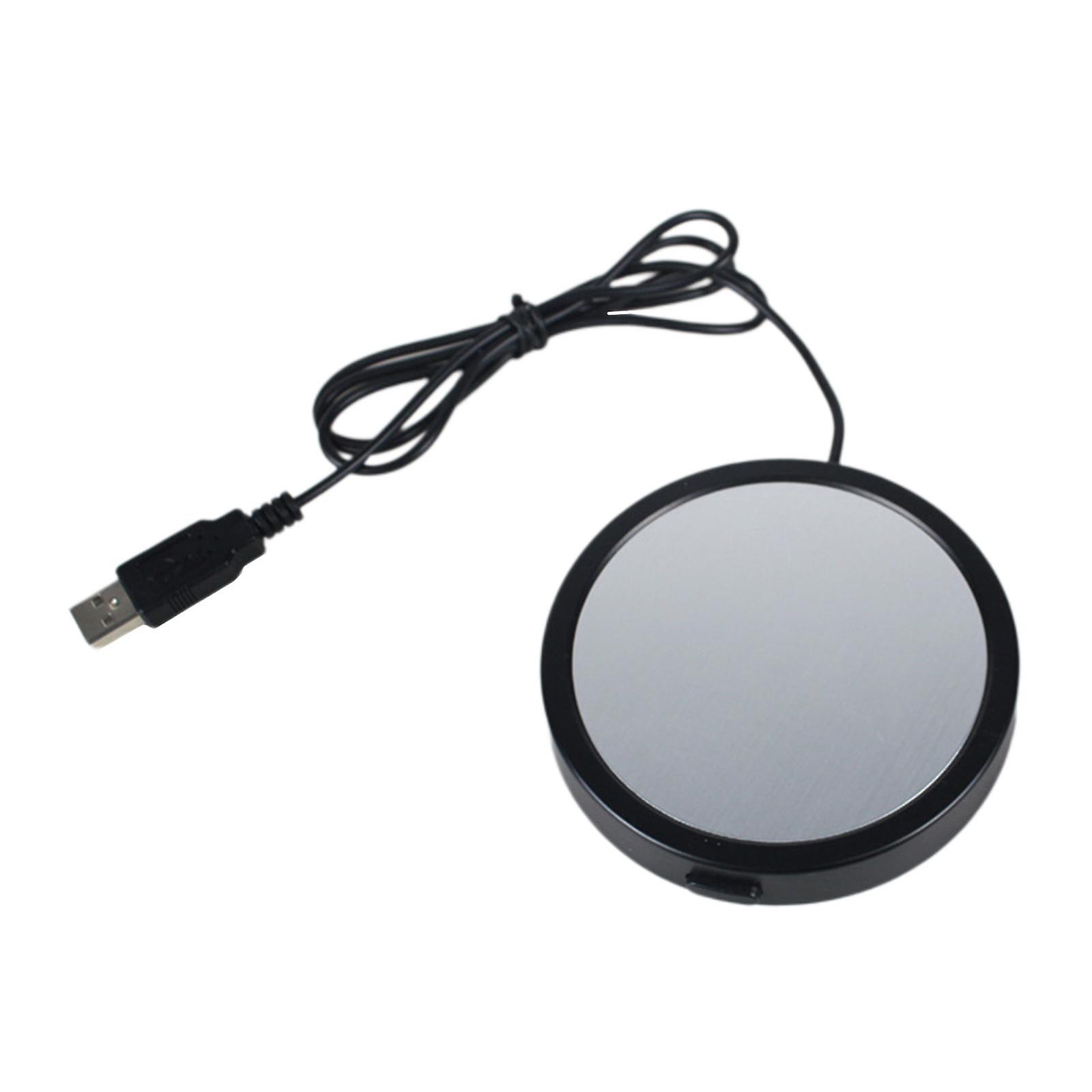 Electric Mug Warmer Desktop Beverage Keep Warm Drinking Cup Heating Black