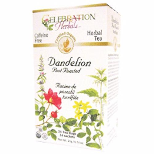 Celebration Herbals 有机蒲公英根烤茶,24 袋(2 包)