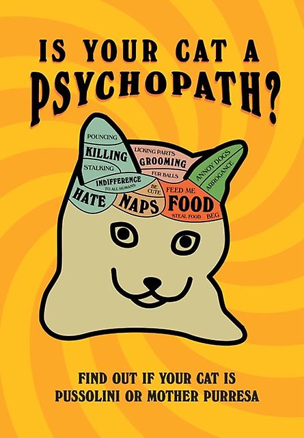 Is Your Cat A Psychopath by Stephen Wildish Hardback Book