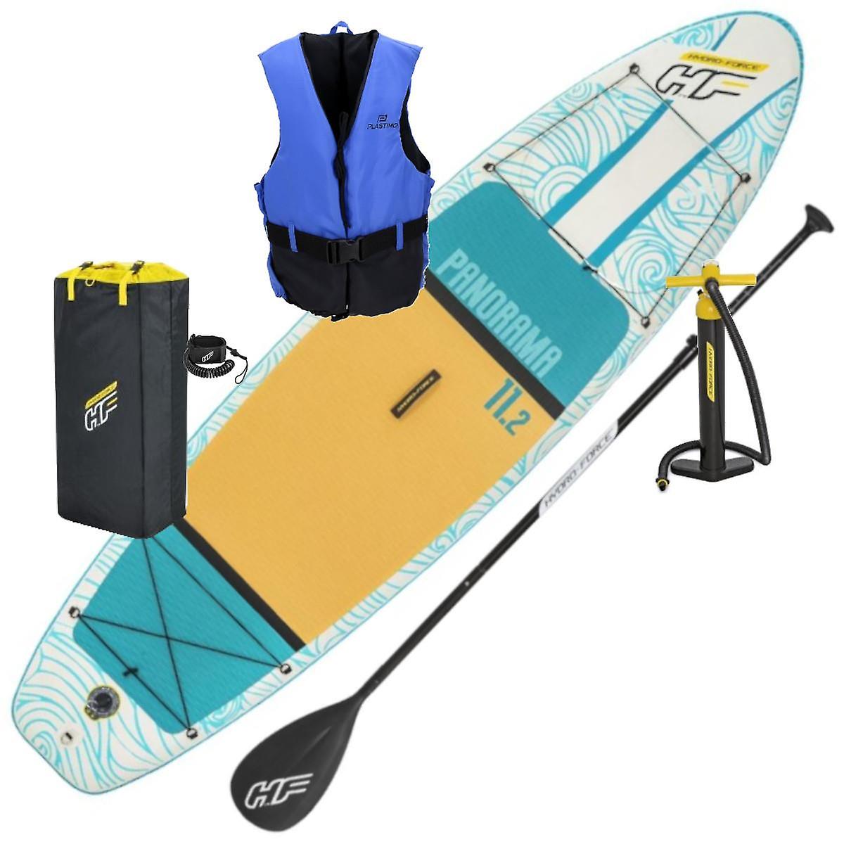 11ft 2" Underwater View Stand Up Paddle Board 6" Panorama SUP Buoyancy Aid