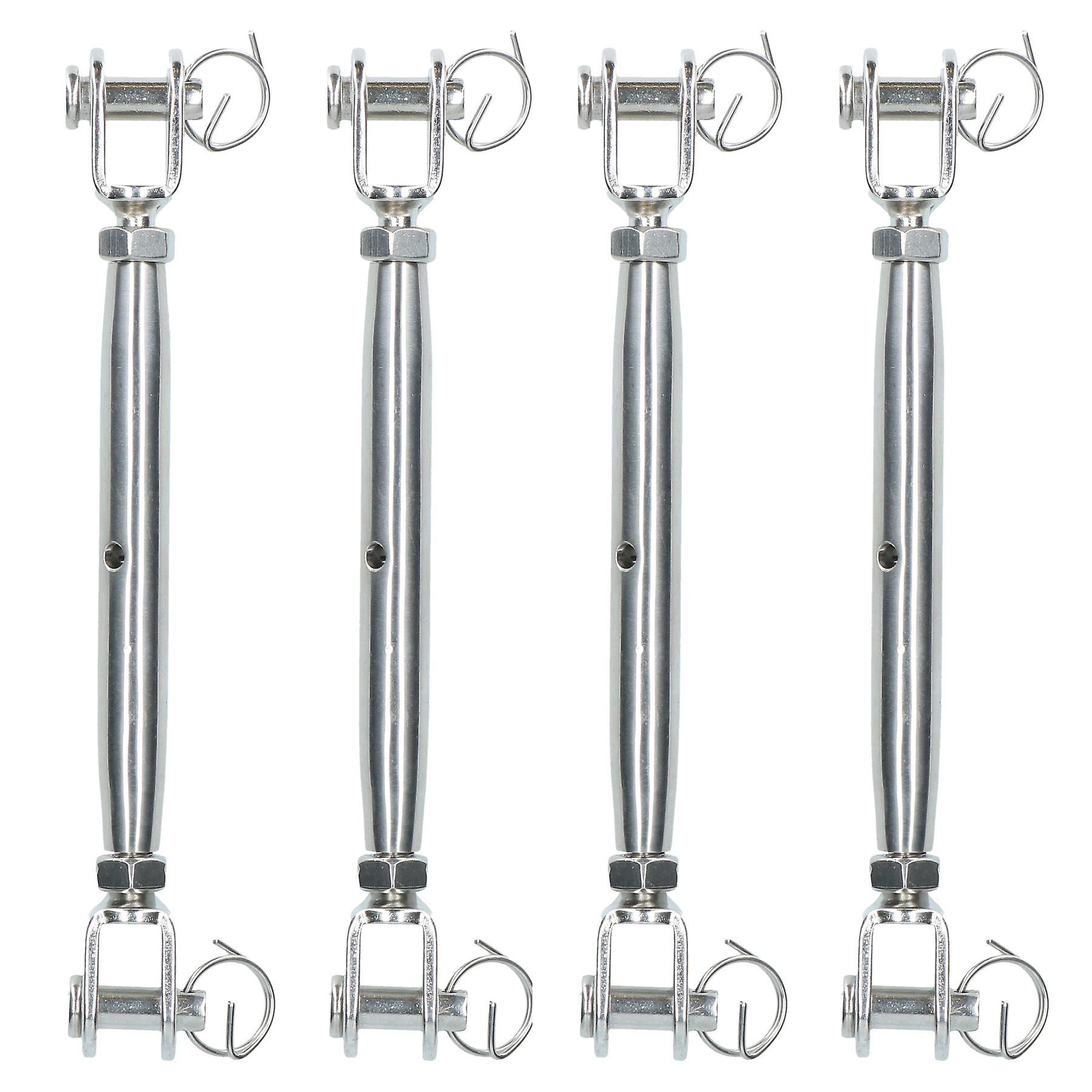 Rigging Screw 8mm Jaw to Jaw Turnbuckle Straining Marine Stainless 4 PACK