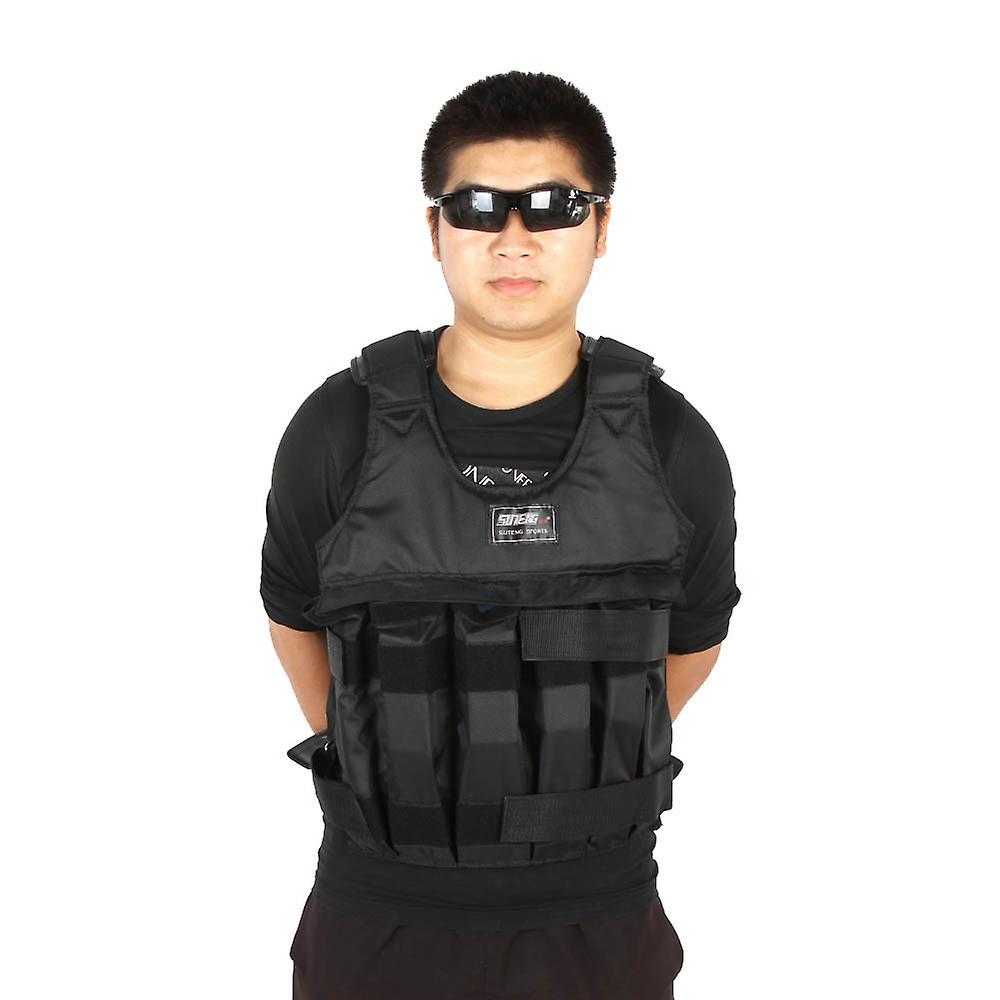 50kg Adjustable Weighted Vest Weight Jacket Exercise Boxing Training