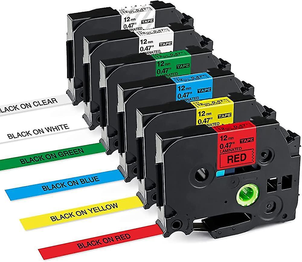Cassette Tape Compatible For Brother P-touch Tze-231 Tze-131 Tze-431 Tze-531 Tze-631 Tze-731 Tze Tz