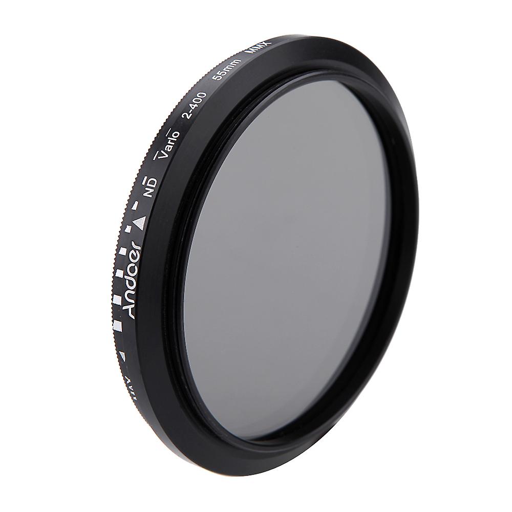 55mm Nd Fader Neutral Density Adjustable Nd2 To Nd400 Variable Filter
