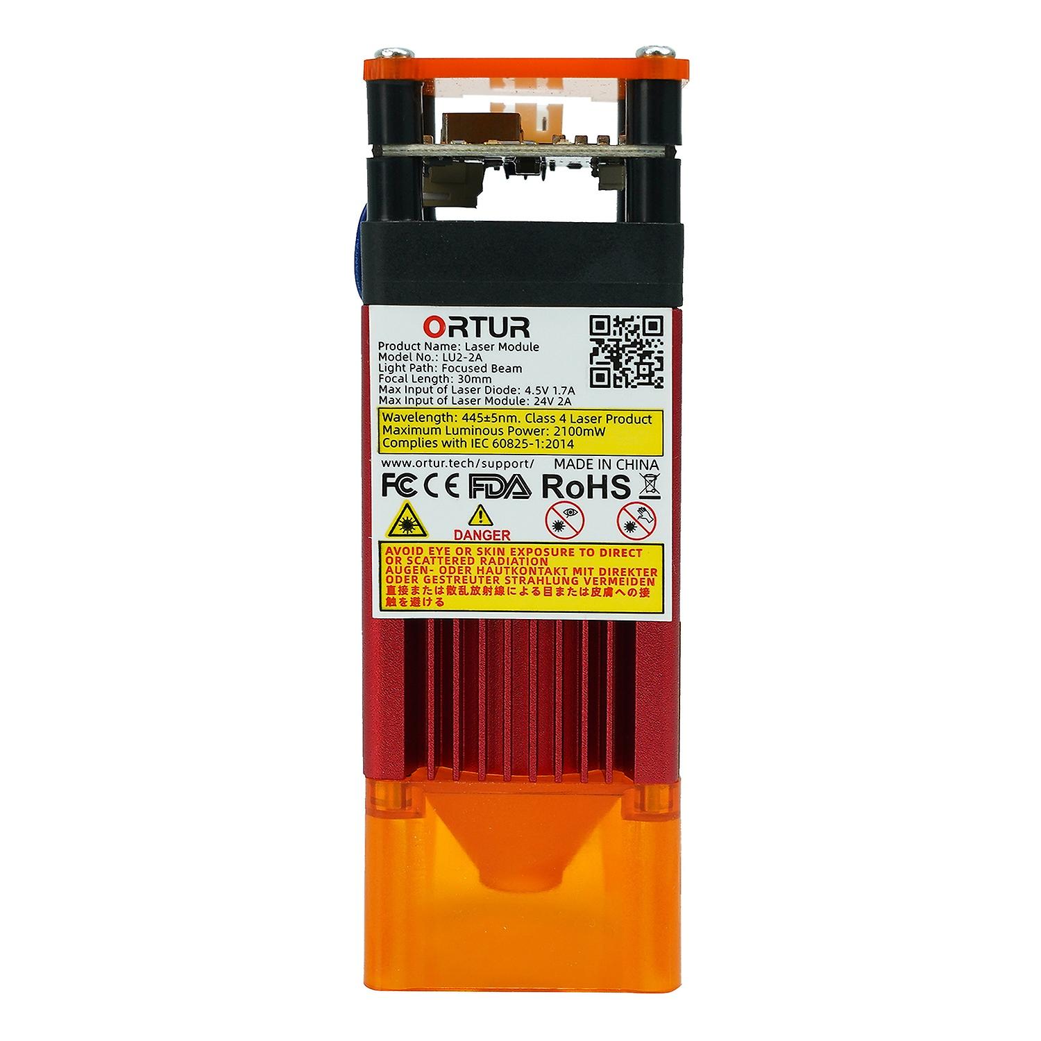 ORTUR LU2-2A Upgrade Laser Module Fixed Focus High-precision Suitable for Laser Master 2 S2/Laser Ma